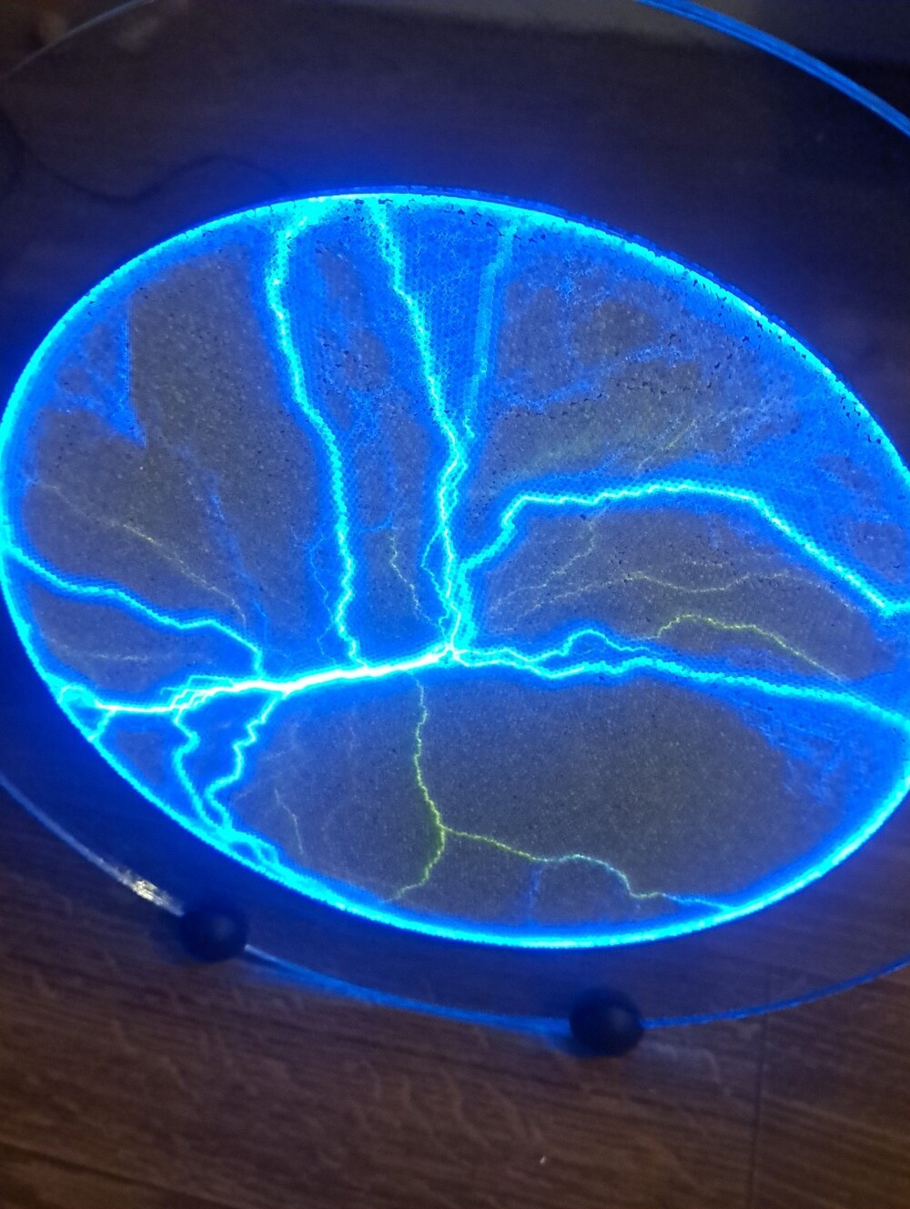 16" Borg Luminglas BLUE Touch, Voice, Music Interactive Plasma Light NEW IN BOX